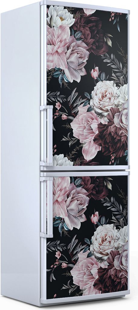Magnete Dekorative - 60 cm x 180 cm - Küche Magnetmatte Kühlschrankmagnete - Blumen Pfingstrosen