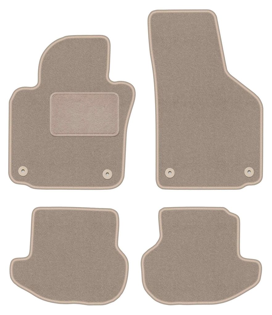 Velours automatten voor Volkswagen Eos 2005-2015 (cabrio) – Productafbeelding 