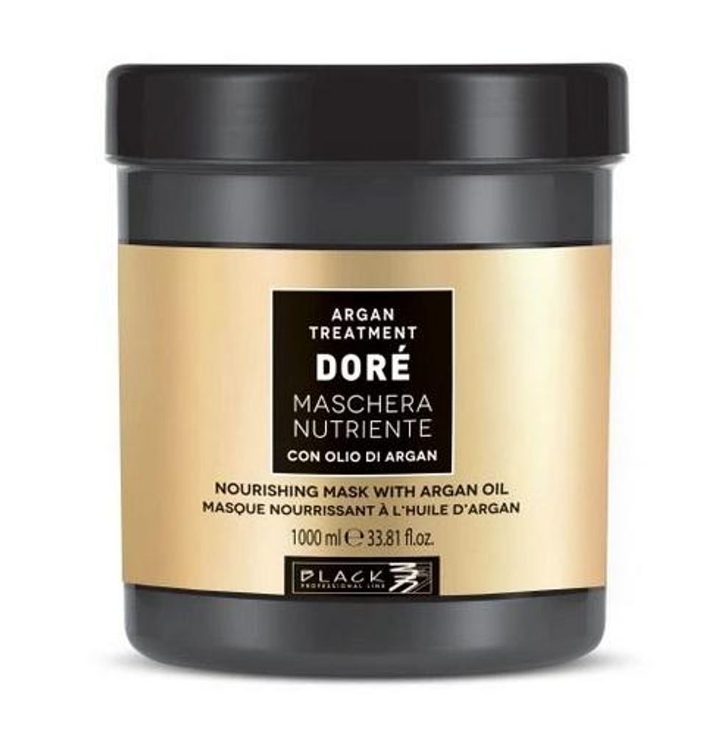 Black professional Argan treatment Doré Maske 1000ml , Produktbild 