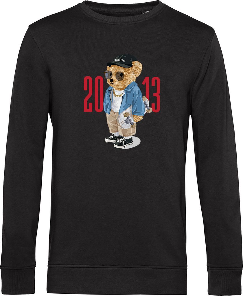 Ballin Est. 2013 Skater Bear Sweater Schwarz - Große XXL