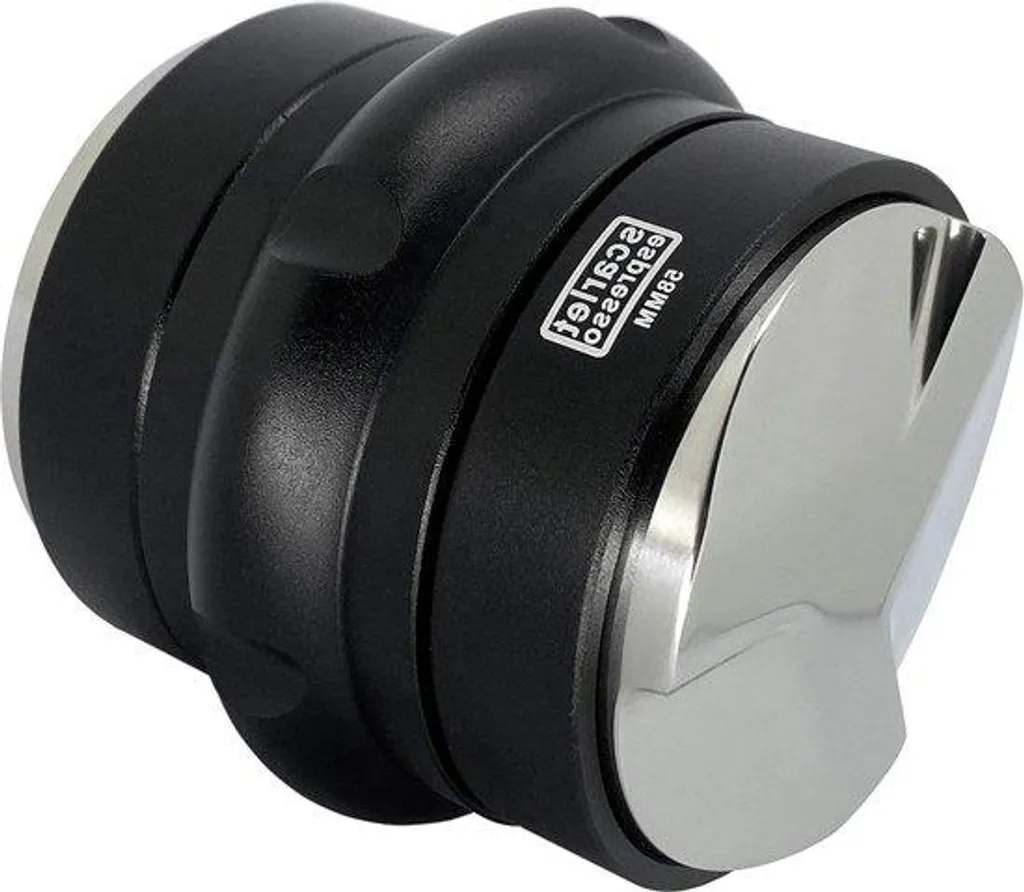 Distributeur Espresso et Tasseur 2 en 1 58,5mm en Acier Inoxydable