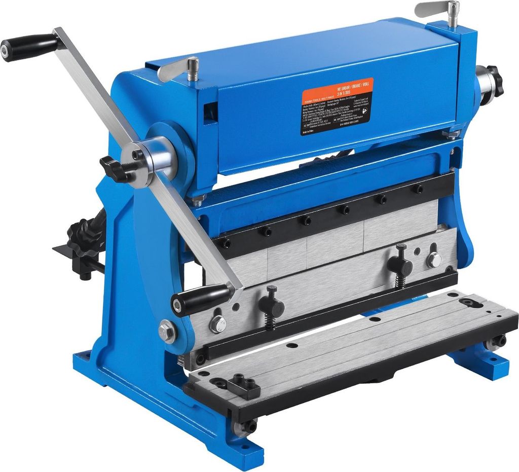 Blechbiegemaschine - 3-in-1 Schere, Abkantpresse und Walzenmaschine - 30,5 cm Arbeitsbreite - 20 Gauge/0,9 mm Kapazität - Max. 90° Biegewinkel - ...