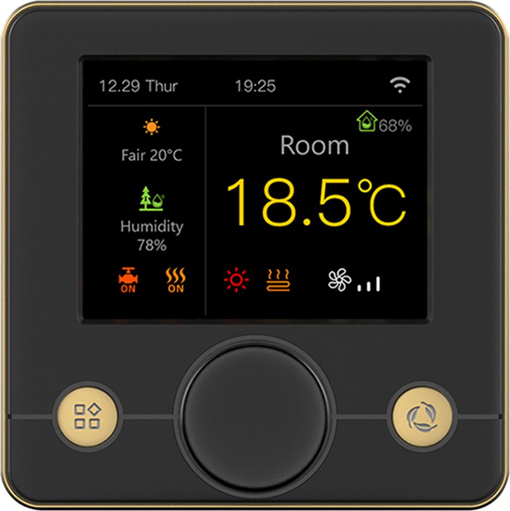 WIFI Smart Boiler Thermostat mit buntem RGB-LCD-Display Intelligenter Thermostat Konstanter Temperaturregler fuer den Innenbereich Digitaler progra...
