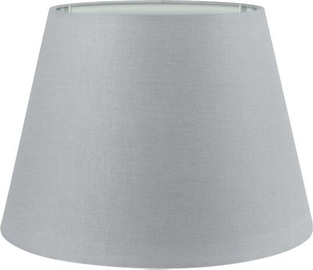 Wogati® Premium Lampenschirm E14/E27 Baumwolle |Grau / Produktbild 