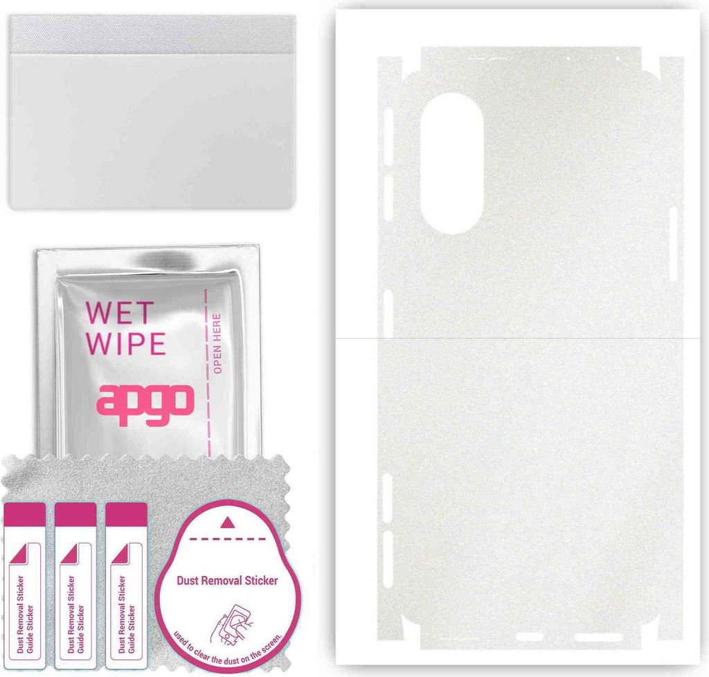 apgo Rückseite + Seiten Schutzfolie, Skin, kompatibel mit Xiaomi Redmi K40 Gaming, Hinten Displayschutzfolie aus Vinylfolie, kratzfest, einfache M...