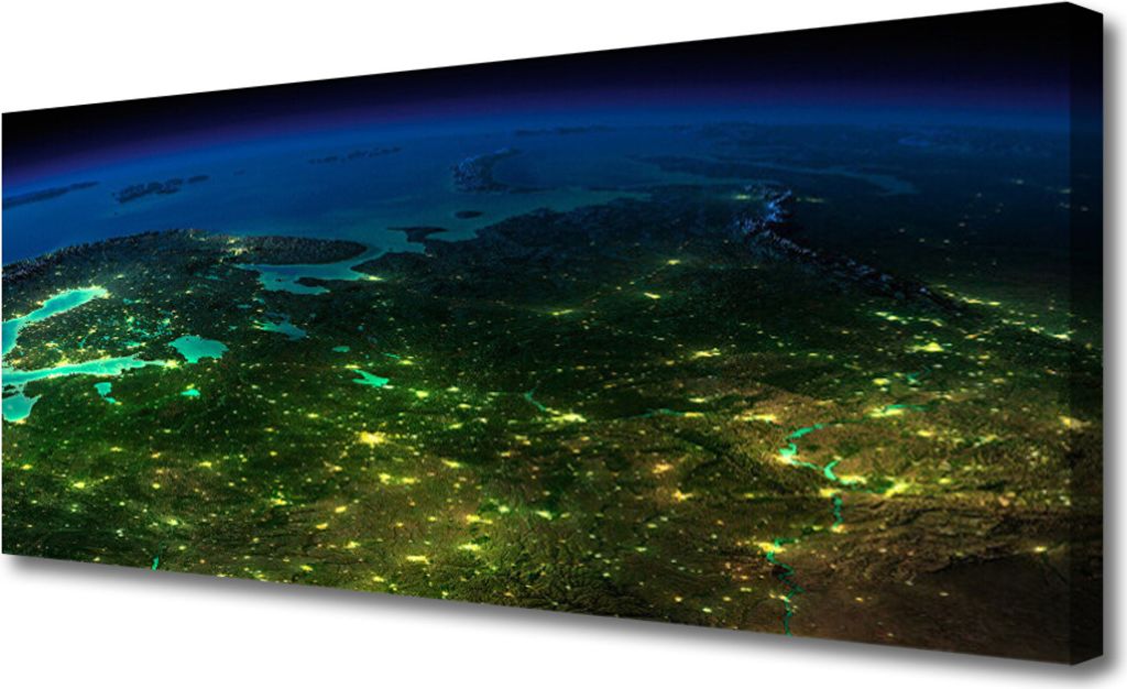 Tulup Leinwand-Bilder 125x50 Wandbild Canvas Kunstdruck Abstraktes Kunst