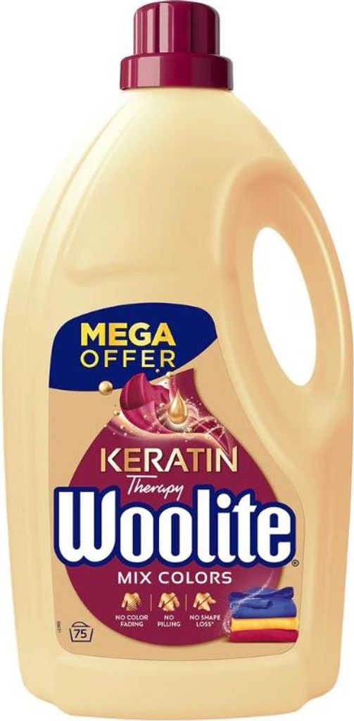 Woolite Keratin Waschmittel, 4,5l Produktbild 