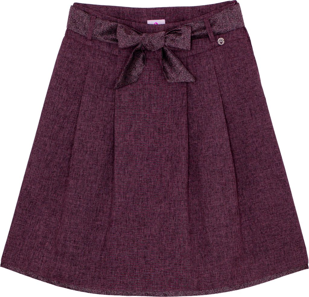 Damen Trachtenrock 'Babsi' Elegant Vintage Knielang Röcke 60 cm, Farbe:Rot, Größe:40/L
