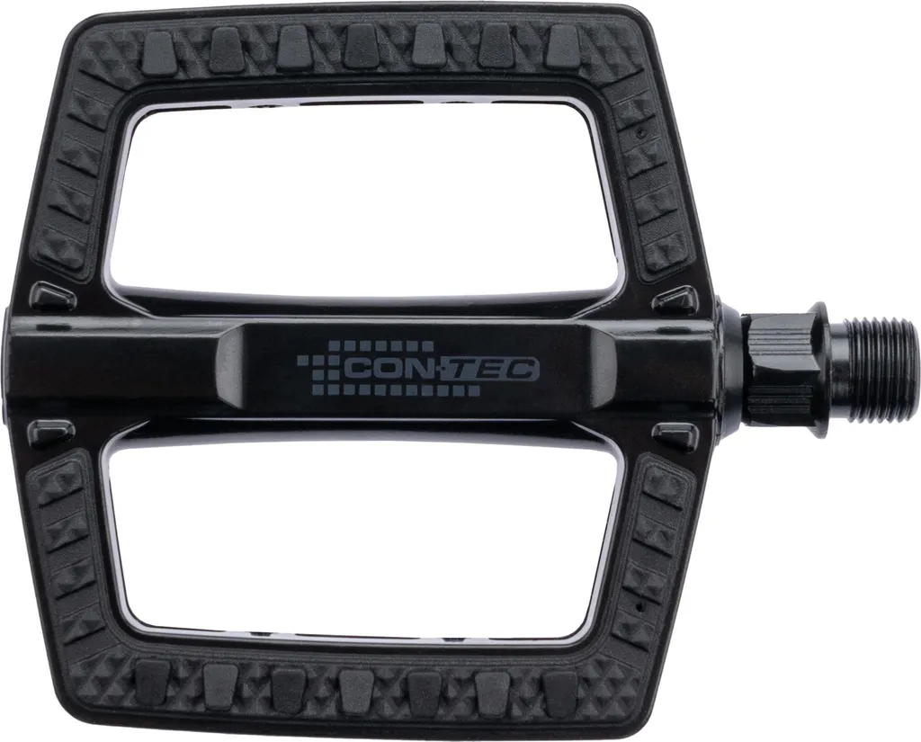 CONTEC CT Pédale Turner XXL Noir en Aluminium robuste jusqu'à 180kg