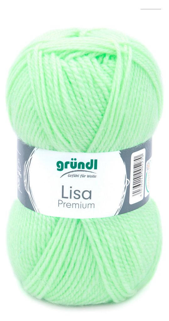 Wolle Lisa, 50g, 133m Hellgrün Produktbild 