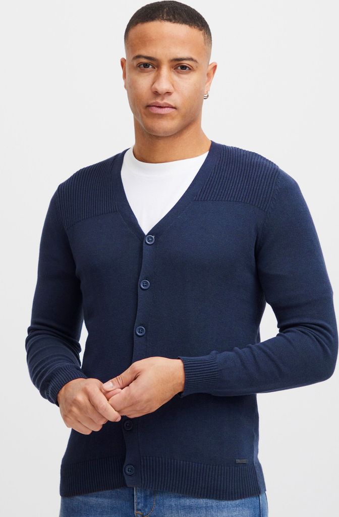 BLEND BHCaden Herren Strickjacke Cardigan Feinstrick