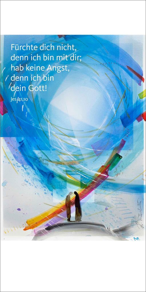 Jahreslosung Eberhard Münch 2027, Faltkarten mit Betrachtung (10er-Set)