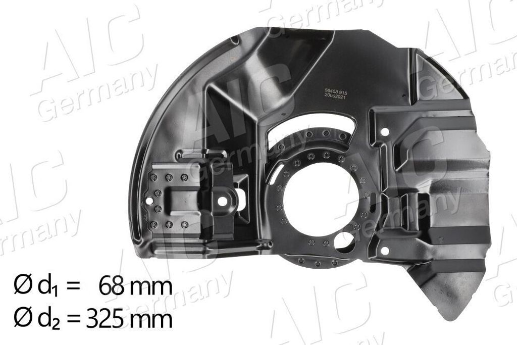AIC Spritzblech Bremsscheibe für BMW 3 Limousine (E46) Vorne Links 56408 Ankerblech