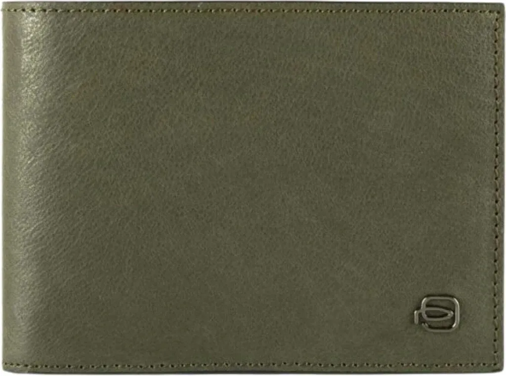 Portefeuille Piquadro PU257X2 Vert en Cuir avec Protection RFID Intégrée