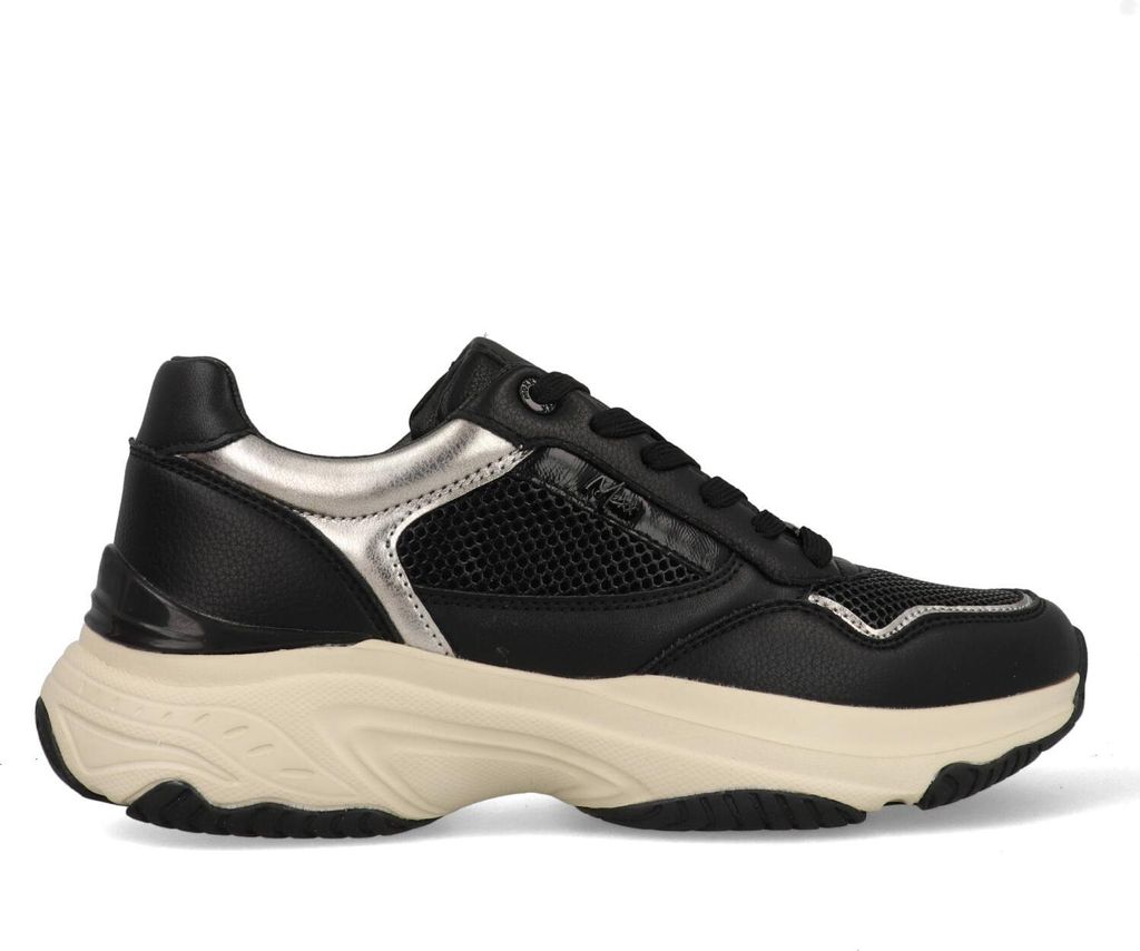 Mexx Radja Pax Sneakers Laag - Zwart - Maat 37