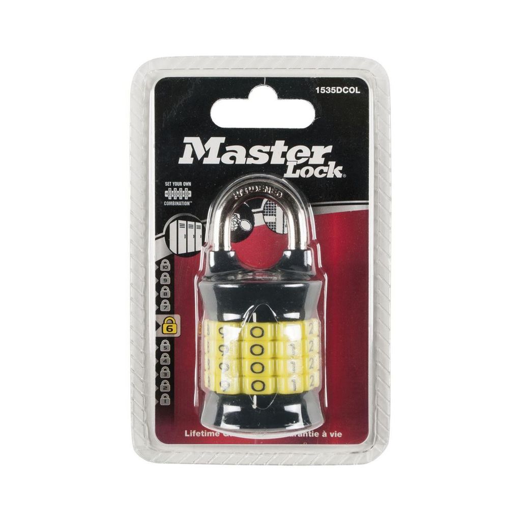 MasterLock Zahlenschloss 37mm Farbe