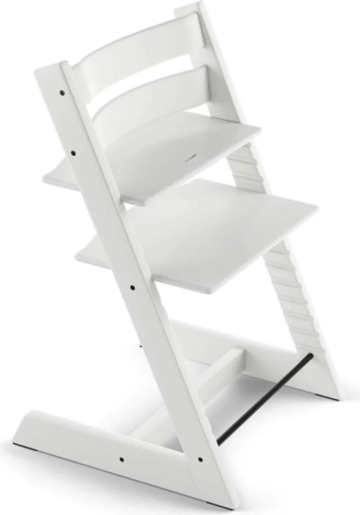 Tripp Trapp Stokke Blanche - La Chaise Idéale pour Manger à Table