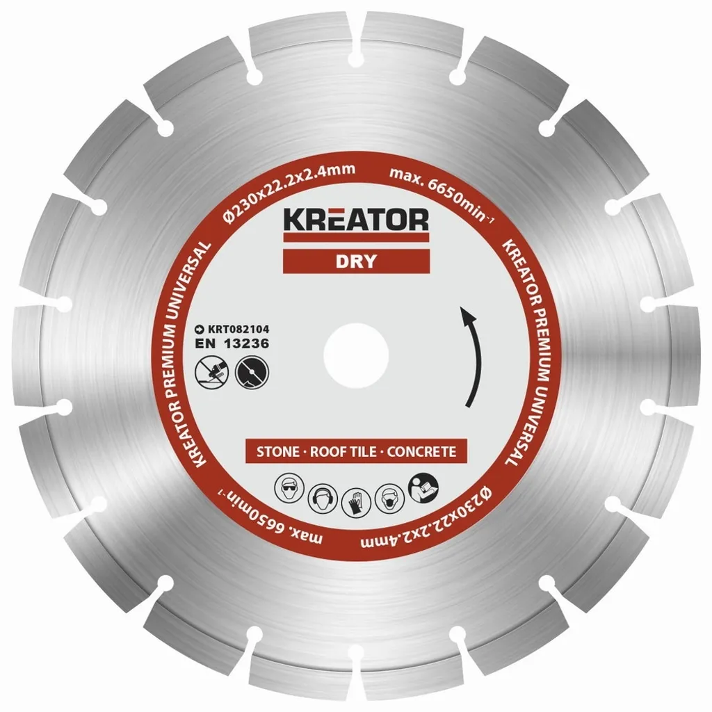Disque à tronçonner diamanté pour béton et matériaux de construction - 3