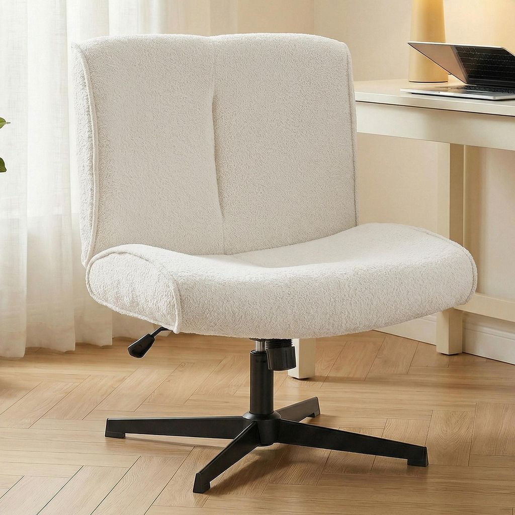 HOMCOM Křeslo Otočné, výškově nastavitelné, lounge křeslo s Obrázek produktu 