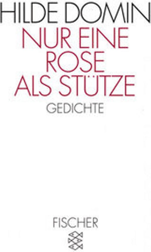 Nur eine Rose als Stütze