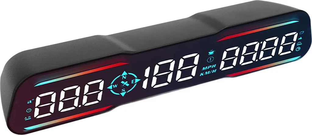 Compteur de Vitesse Numérique HUD 7" avec Rappel de Fatigue Conducteur