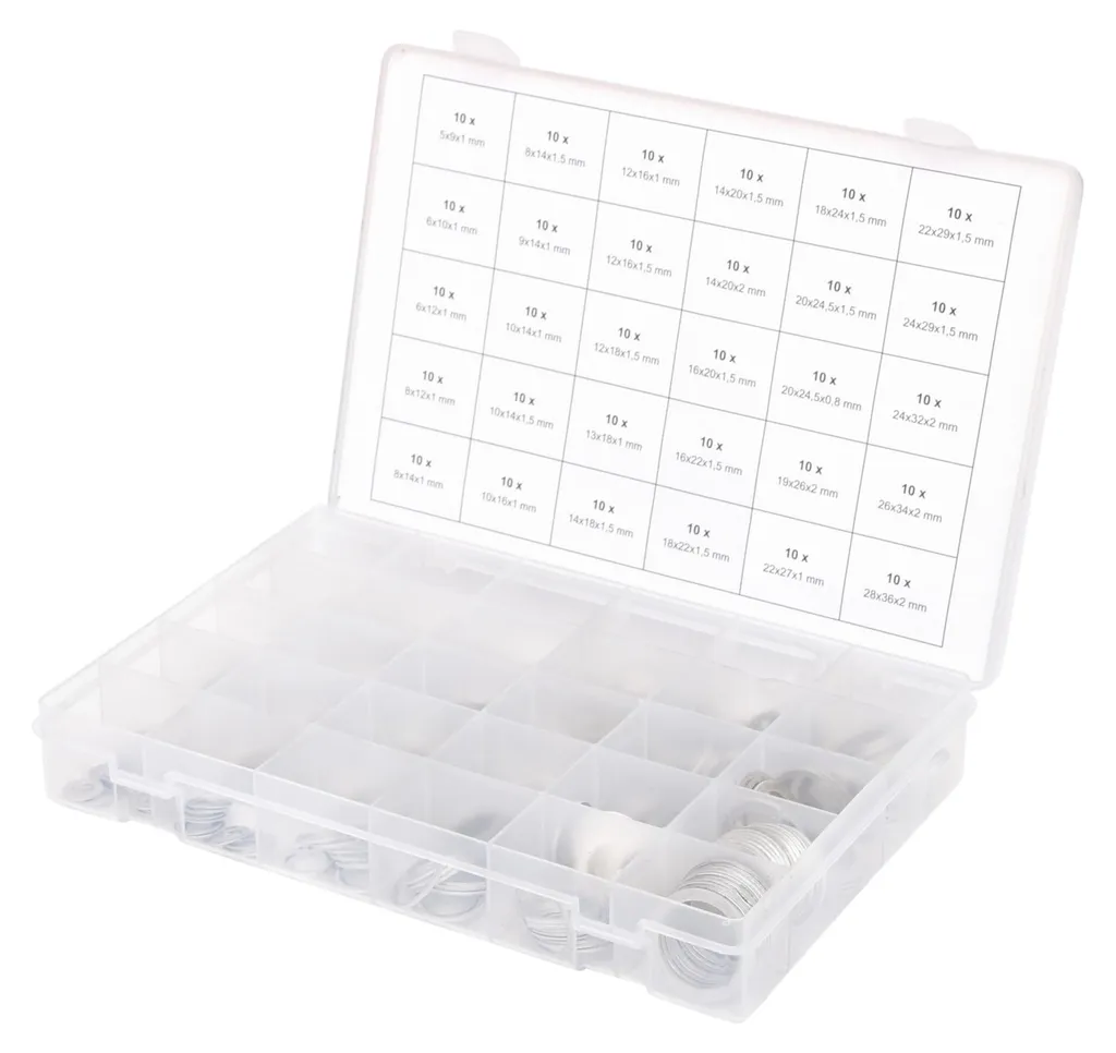 Stopper les fuites : Joints d'étanchéité aluminium 300 pcs 5-28 mm
