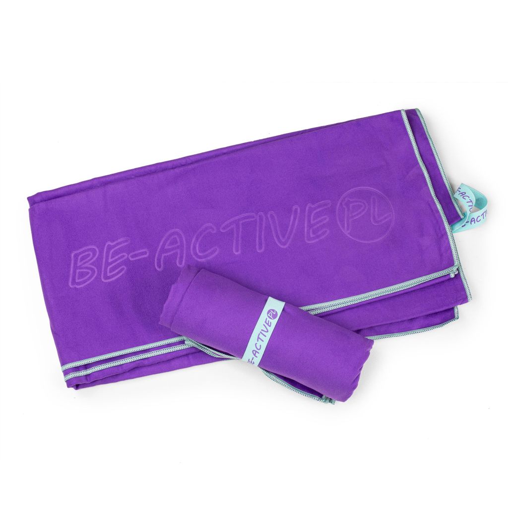 Mikrofaser Handtuch 130x80 cm Badetuch Strandtuch Mikrofaser Reisehandtuch Sporthandtuch violett