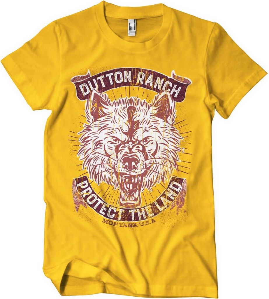 Dutton Ranch - Protect The Land T-Shirt - Large - Gold