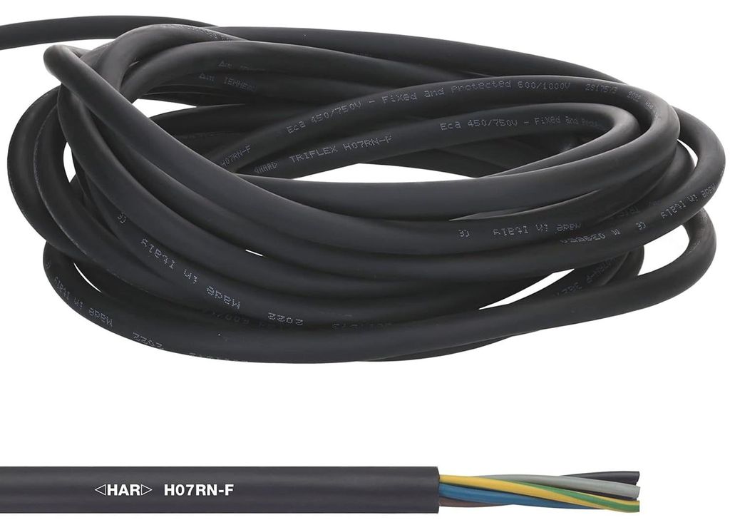 Lapp 10 Meter 1600119 H07RN-F 3x4 mm² Gummileitung flexibel Produktbild 
