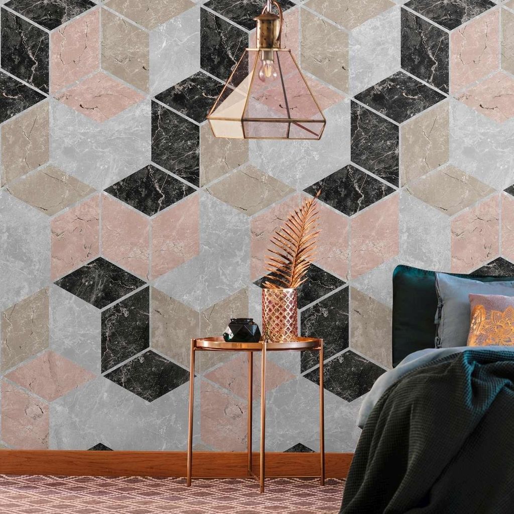 A.S. Creation Livingwalls Fototapete The Wall II 393191 Eine Rolle Ein Motiv 2.80 x 1.59 m Modern Grau