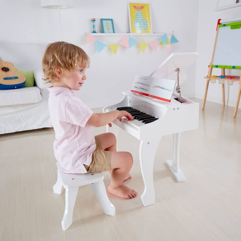 Hape Deluxe Spielzeugklavier Weiß E0338 Produktbild 6