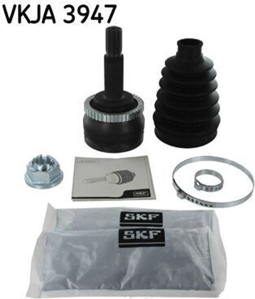 SKF VKJA 3947 Gelenksatz, Antriebswelle OE 30871328 kompatibel mit S40, V40