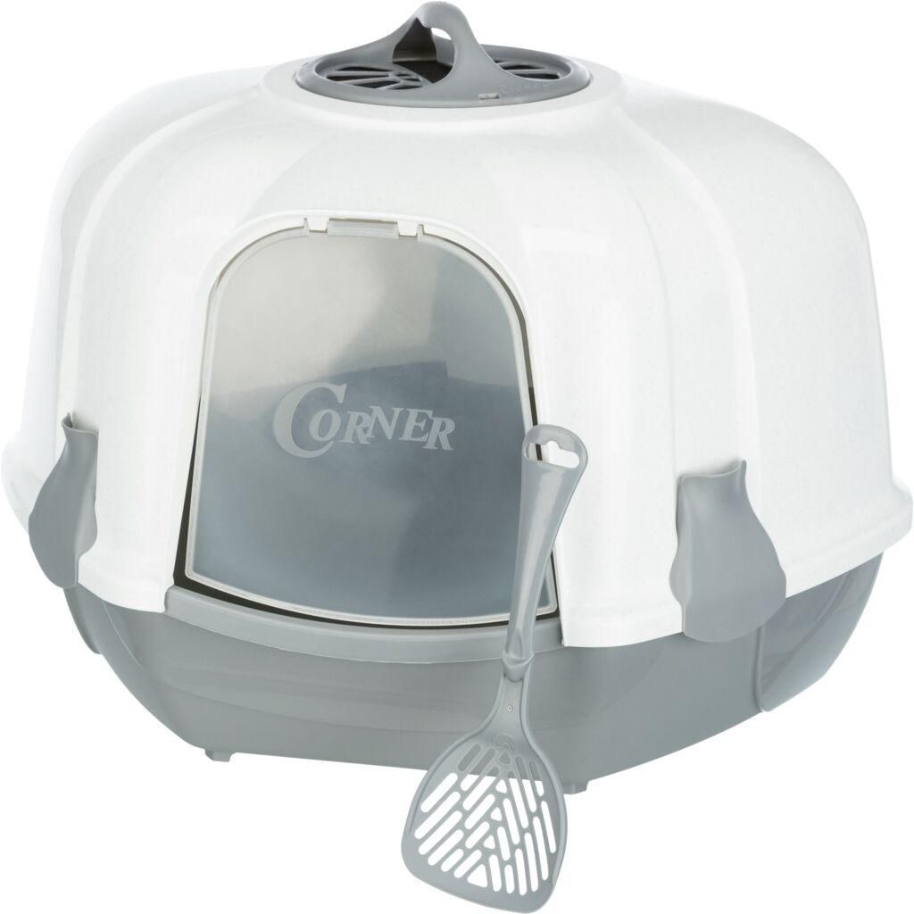TRIXIE Ecktoilette Maro, mit Haube - 60 × 43 × 52 cm Produktbild 
