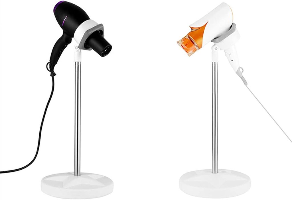 Verstellbarer, drehbarer Haartrocknerständer mit ausziehbarem Design und stabilem Standfuß für den Salon