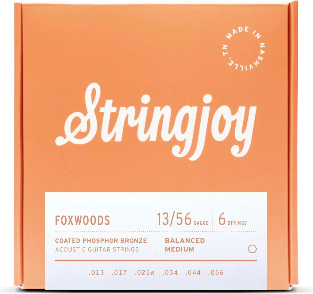 Cordes Guitare Acoustique Stringjoy FW1356 Foxwoods Jeu Medium 13-56