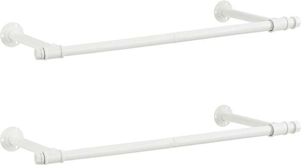Stahlgarderobe 60kg 30x84x7cm Kleiderhanger