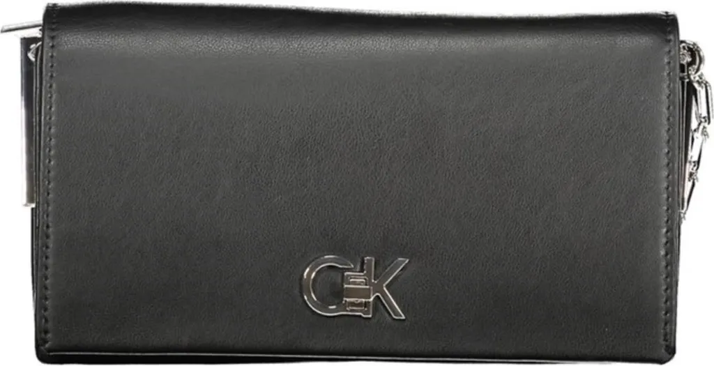 Sac Porté Épaule Calvin Klein K60K612806 en Simili Cuir Noir Premium