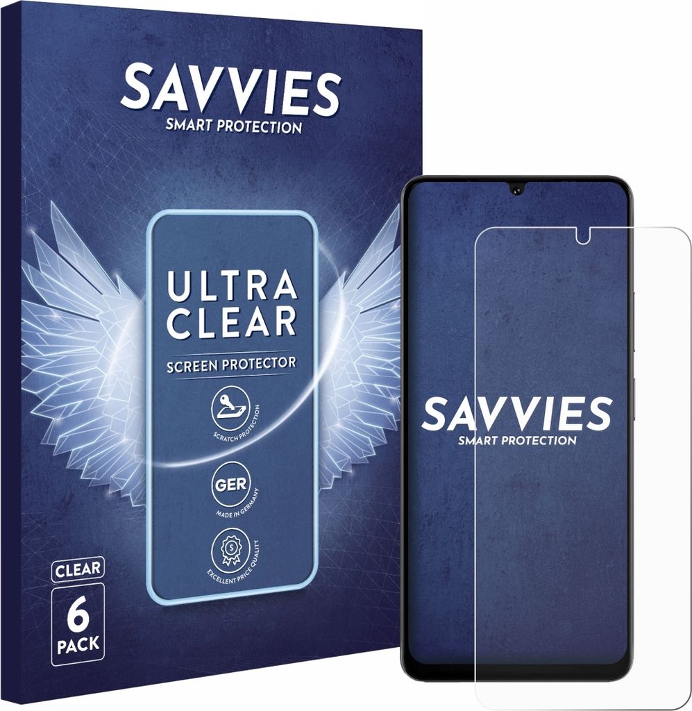 6x Für Doogee Note 59 Pro Schutzfolie Savvies Displayschutz Display Schutz Folie Klar Transparent