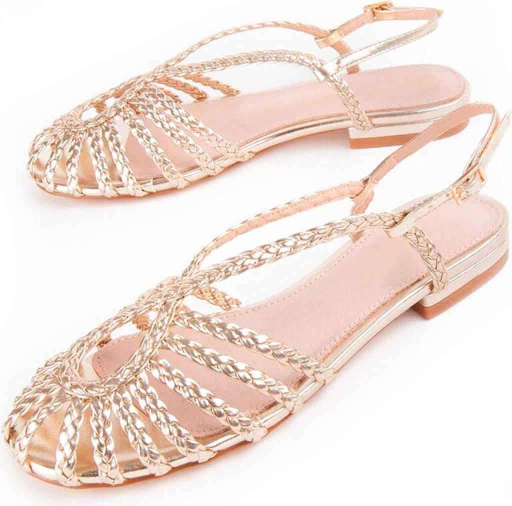 Montevita Flache Sandale Mirea Gold Produktbild 