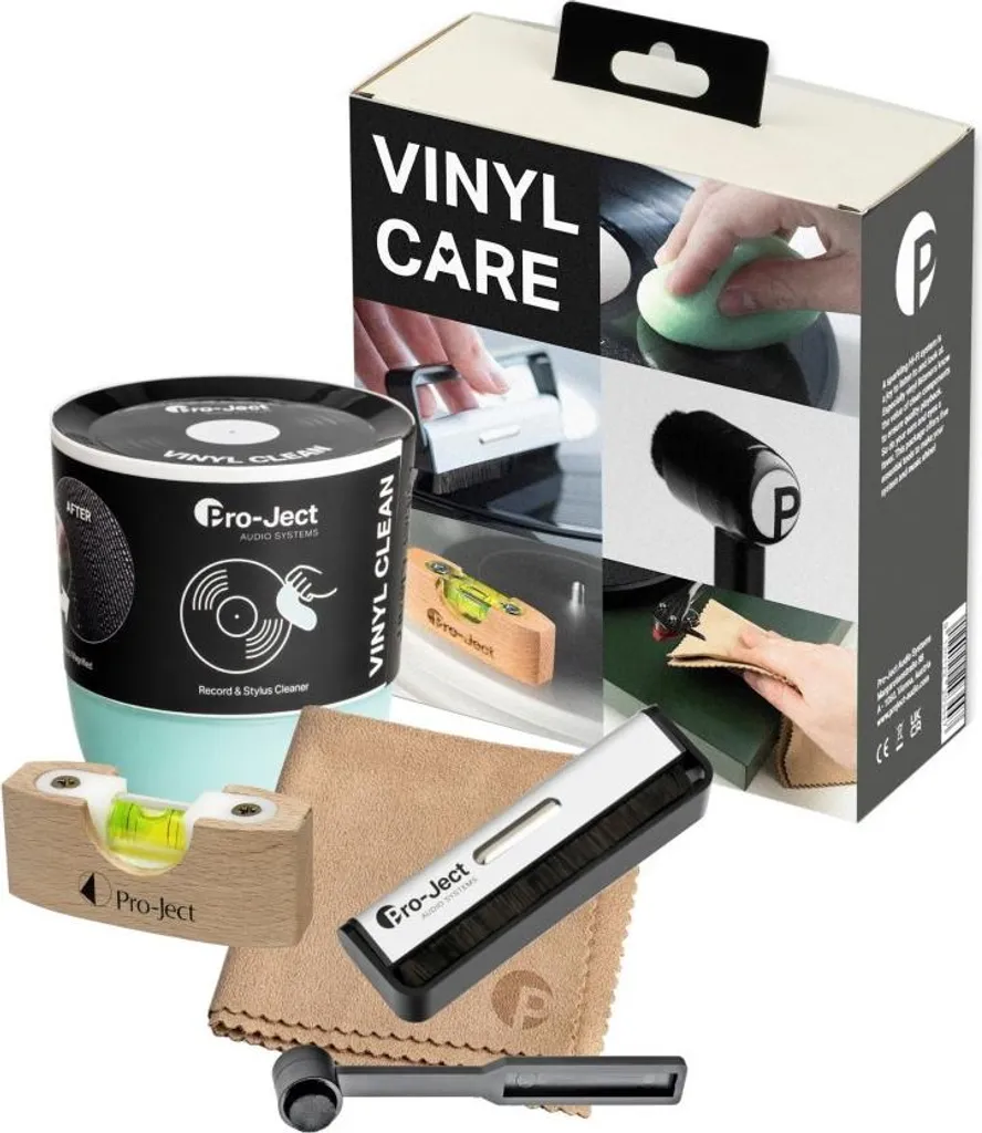 Kit Manutenzione Vinile Pro-Ject | Pulizia Professionale e Calibrazione