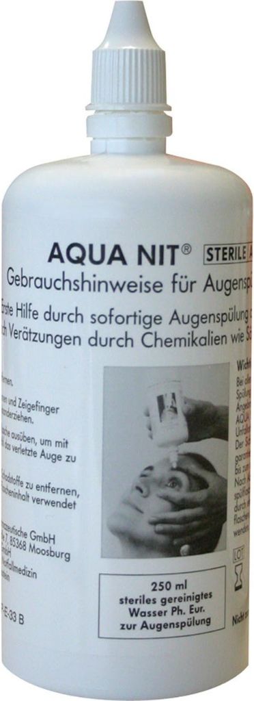AQUA NIT Augenspülung 2010090 Sterilwasser 250ml