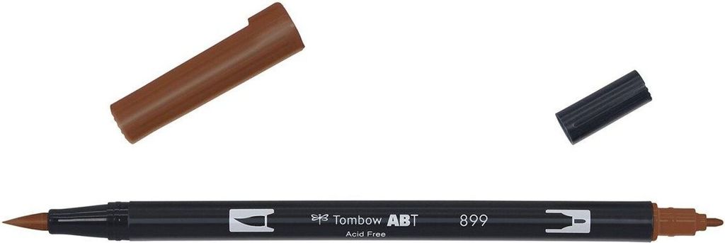 Tombow Tombow ABT Dual Pinsel Stift 899 Redwood