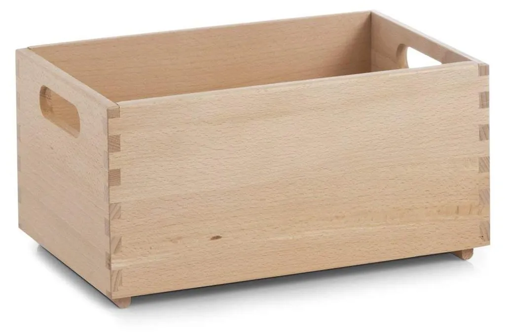 Boîte en hêtre verni 30x20x[Hauteur] cm, Rangement 13306 de haute qualité