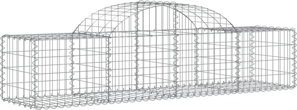 vidaXL Gabion s vysokým obloukem 200x50x40/60 cm Obrázek produktu 