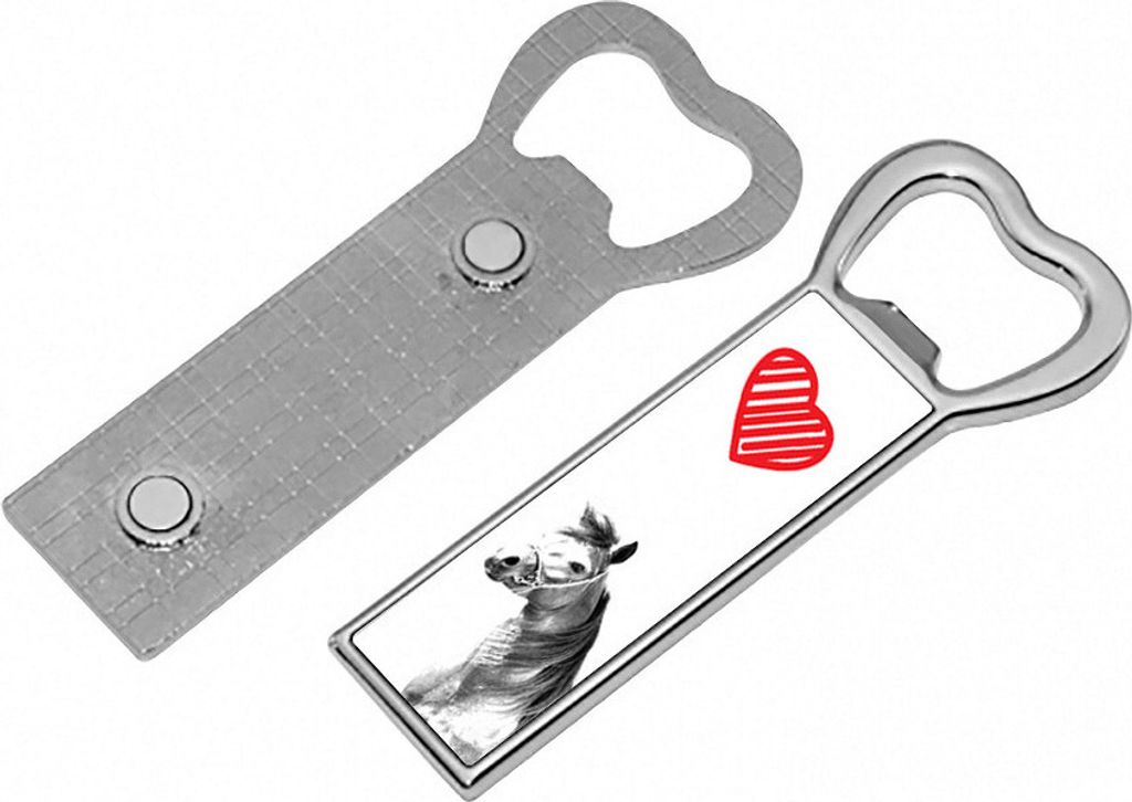 Arabisches Pferd - Flaschenöffner mit Pferd, personalisierter Kühlschranköffner, einzigartiges Geschenk für Männer von der Marke Art-Dog