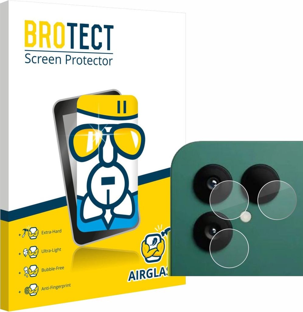 BROTECT Schutzglas für Fairphone 6 (NUR Kamera) Schutzfolie Panzer Folie Glas Display Schutz klar