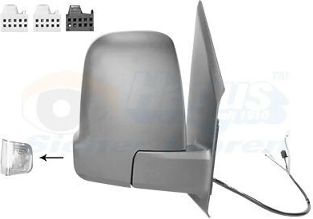 Rétroviseur extérieur chauffant pour fourgon Mercedes Sprinter 3,5t