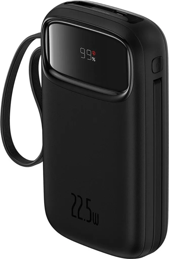 Chargeur Portable 10000mAh Idéal pour Voyage et Travail Nomade Noir