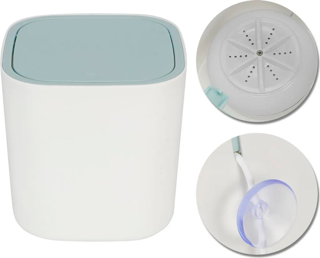 Mini Machine à Laver Portable 3.8L USB - Lave-Linge de Bureau Compact