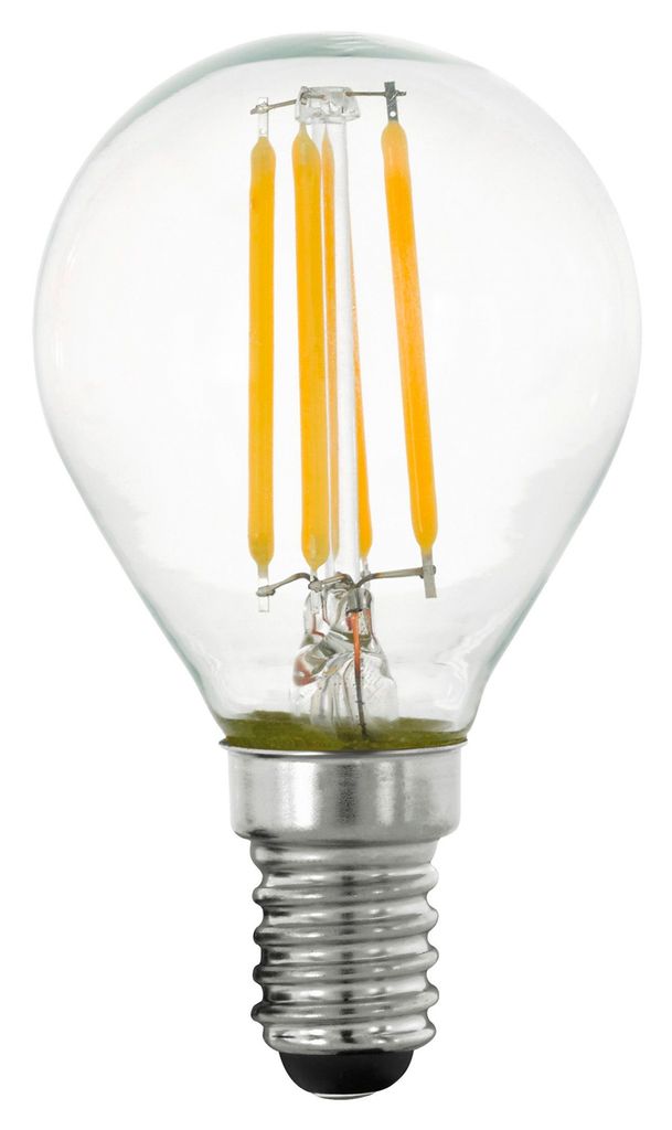 Eglo LED Filament P45 Tropfen 4,5W = 40W E14 klar 470lm Warmweiß 2700K